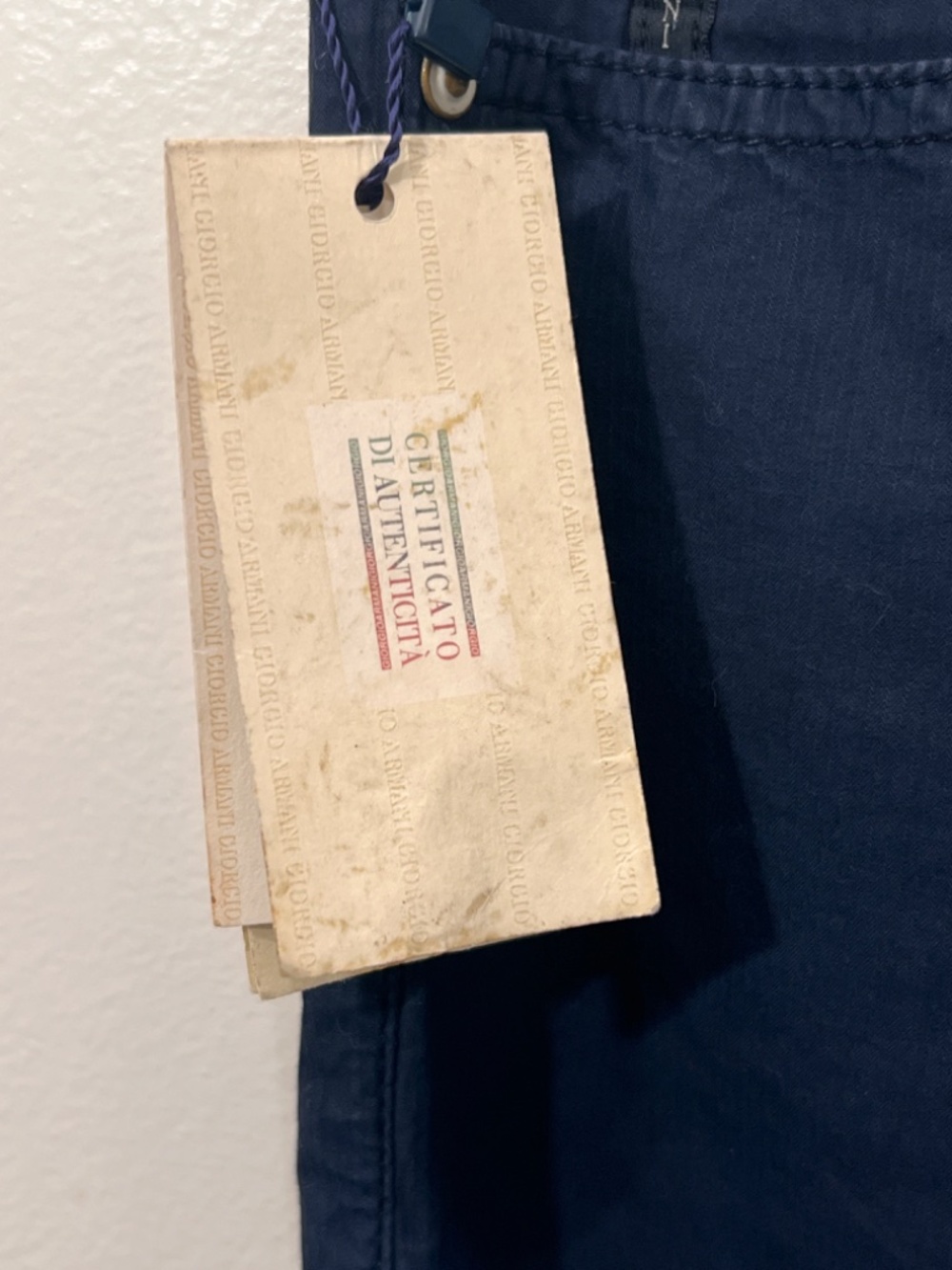 NWT Vintage Armani Jeans women's high rise bootcut trousers Size 28 - Picture 4 of 16